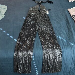 Maeve Sequin Jumpsuit